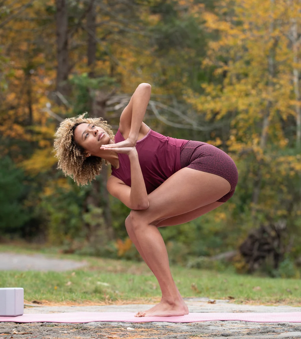 Everyday Yoga Uphold Cheetah High Waisted Hot Yoga shorts 1" - Image 6