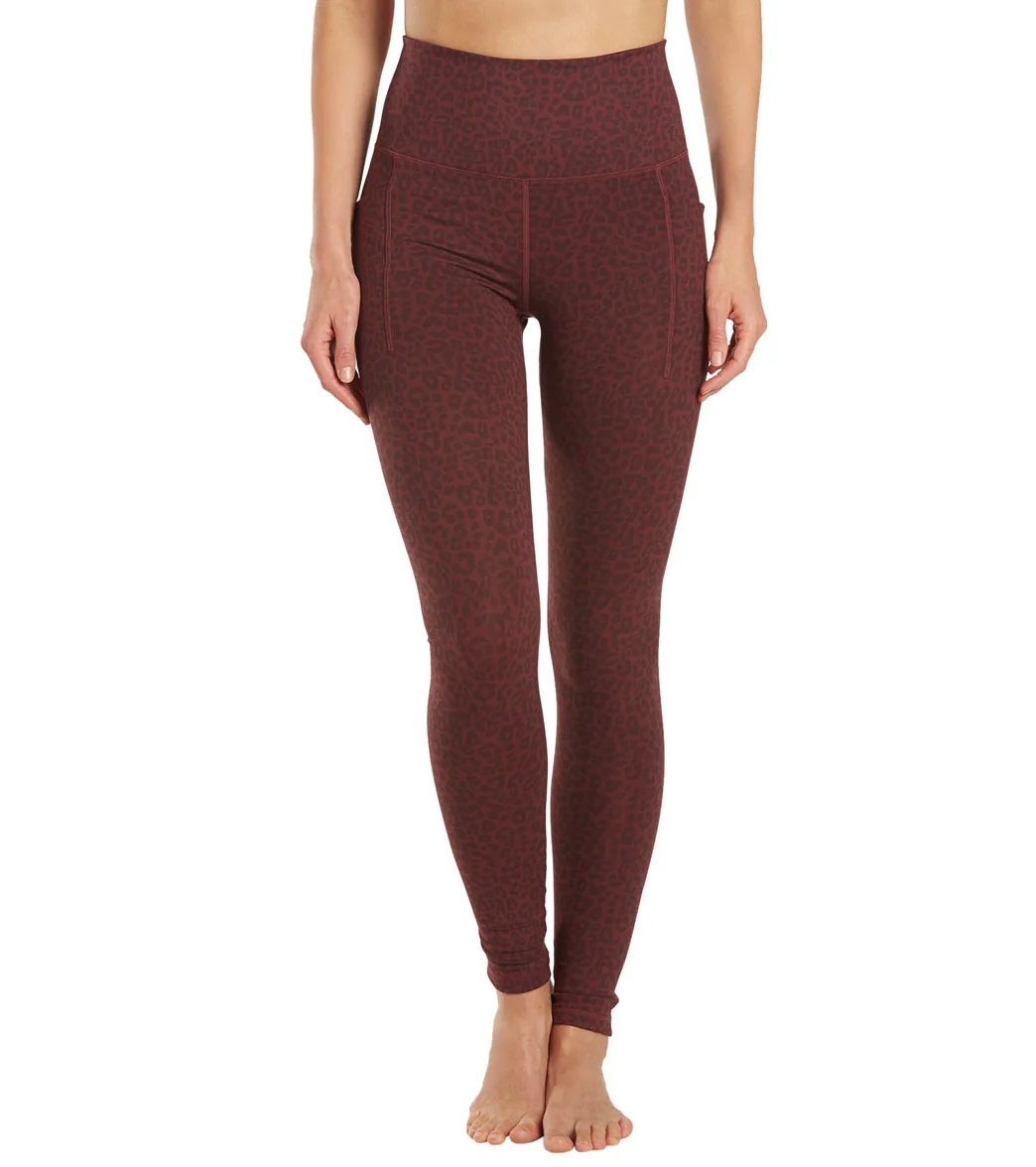 Everyday Yoga Uphold Cheetah High Waisted Leggings With Pockets 28" - Image 3