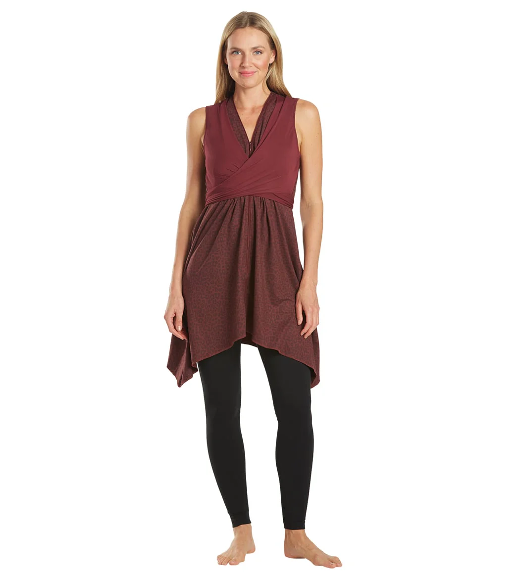 Everyday Yoga Wondrous Cheetah Wrap Dress - Image 6
