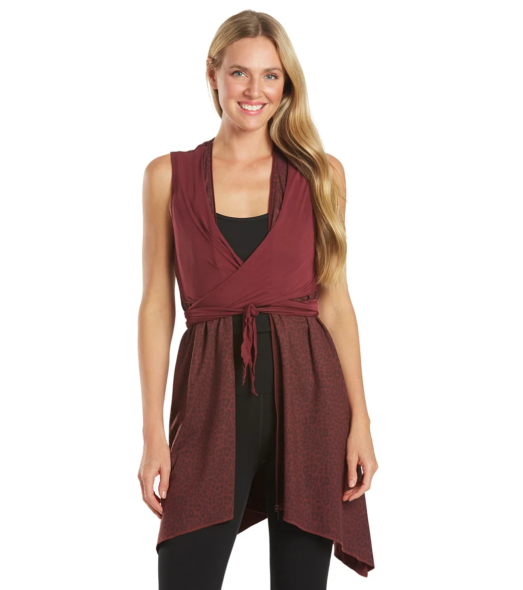 Everyday Yoga Wondrous Cheetah Wrap Dress - Image 9