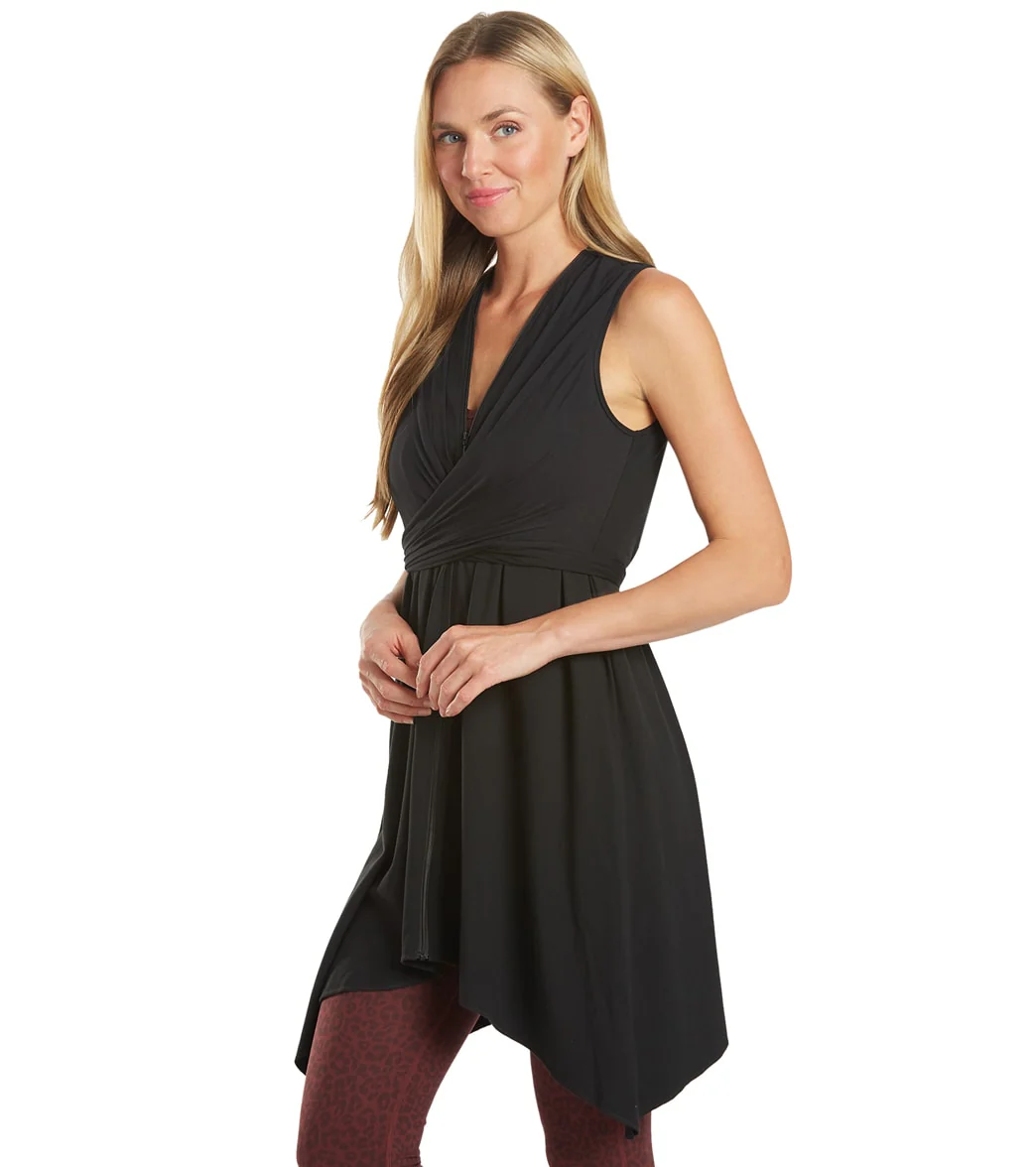 Everyday Yoga Wondrous Solid Wrap Dress - Image 7