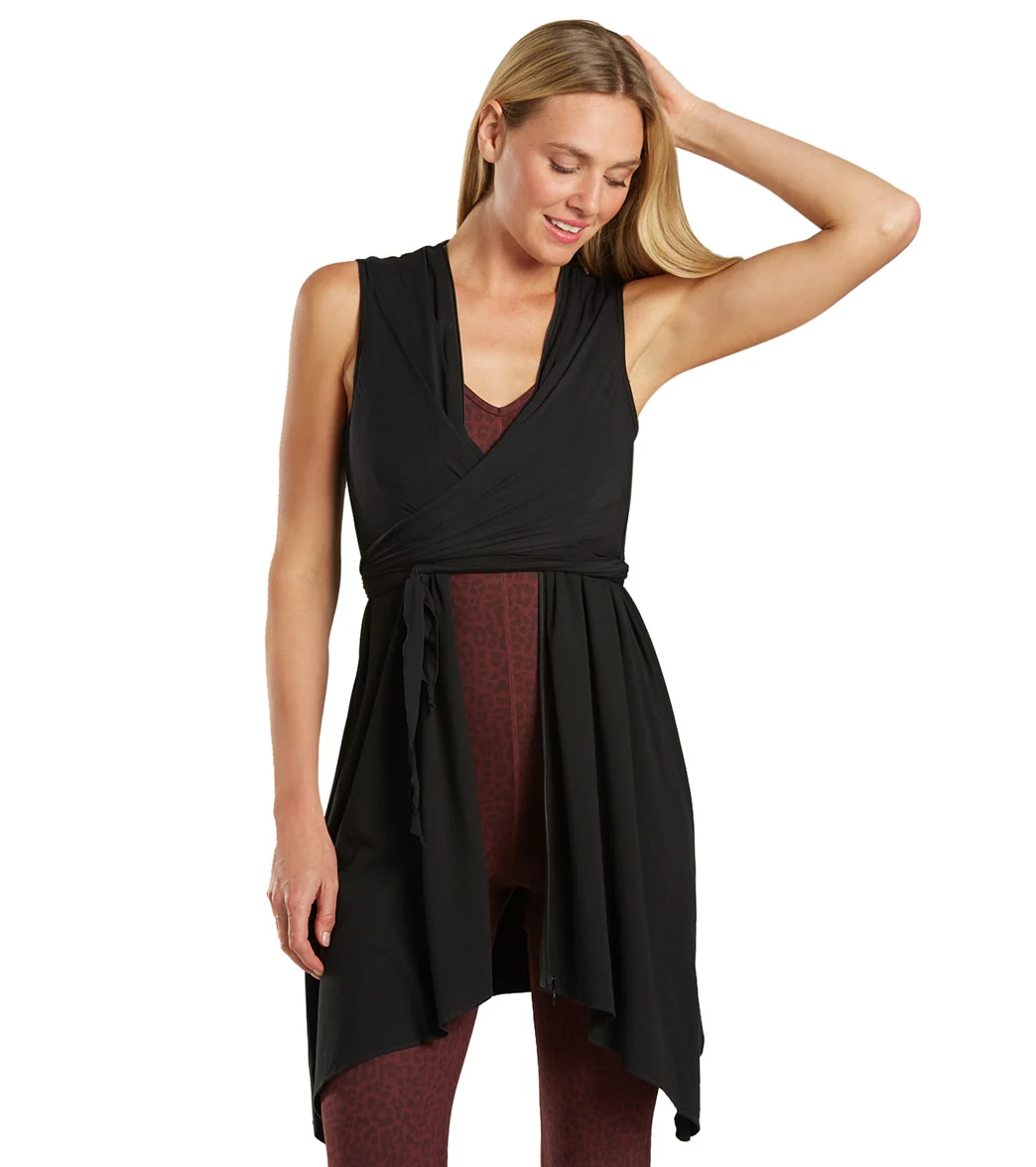 Everyday Yoga Wondrous Solid Wrap Dress - Image 9