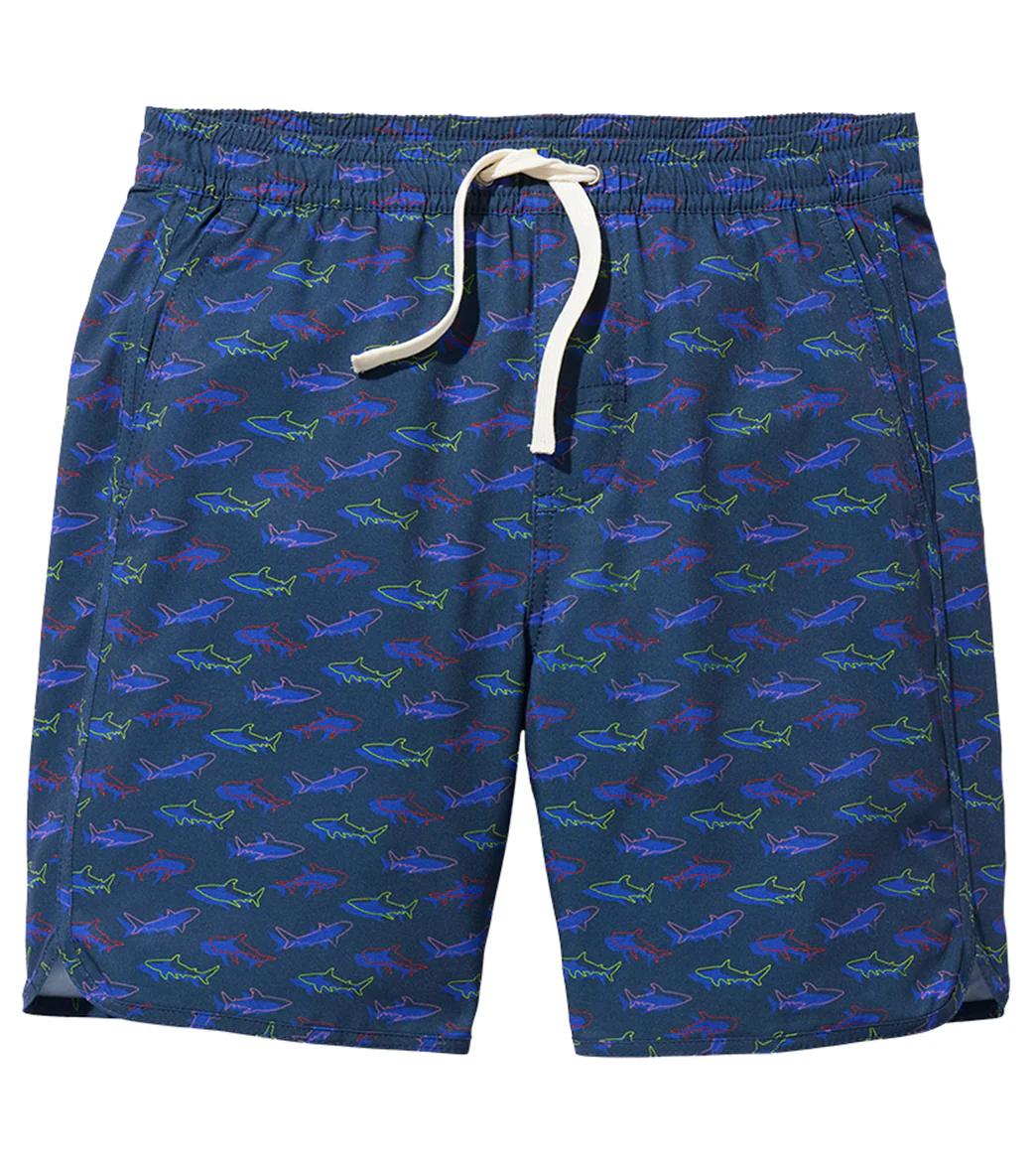 Fair Harbor Clothing Boys' Anchor Lined Swim Trunk (Little Kid, Big Kid)