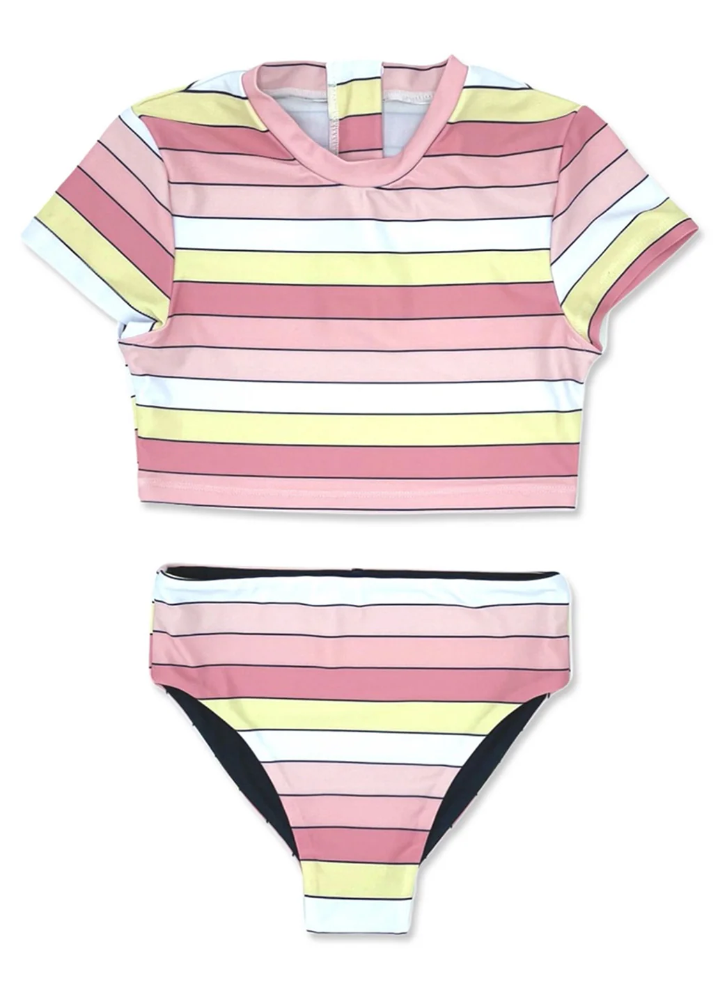 Feather 4 Arrow Girls' Reversible Two Piece Rashguard Set (Toddler, Little Kid, Big Kid) - Image 9