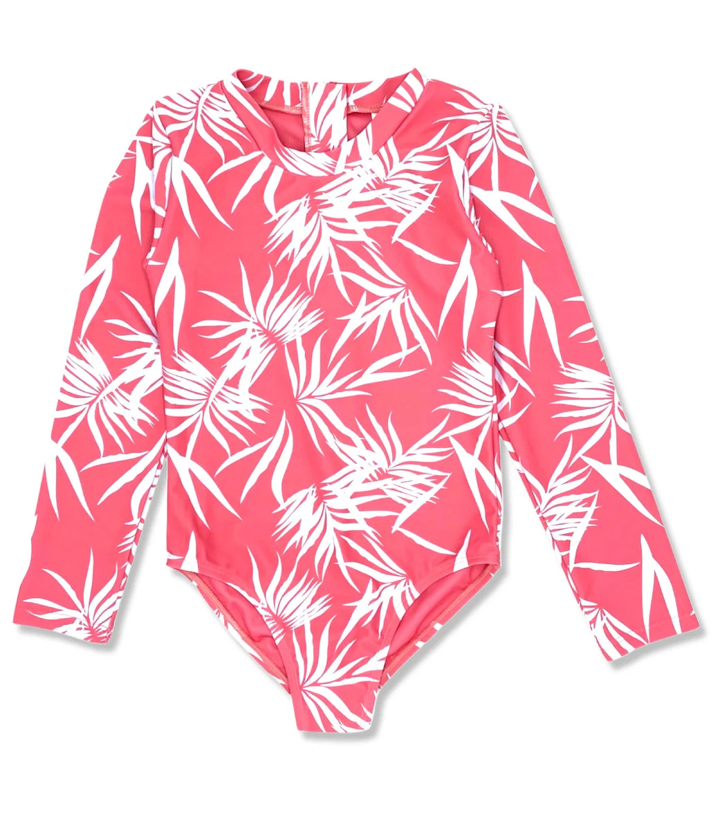 Feather 4 Arrow Girls' Wave Chaser Long Sleeve One Piece Swimsuit (Toddler, Little Kid, Big Kid) - Image 14