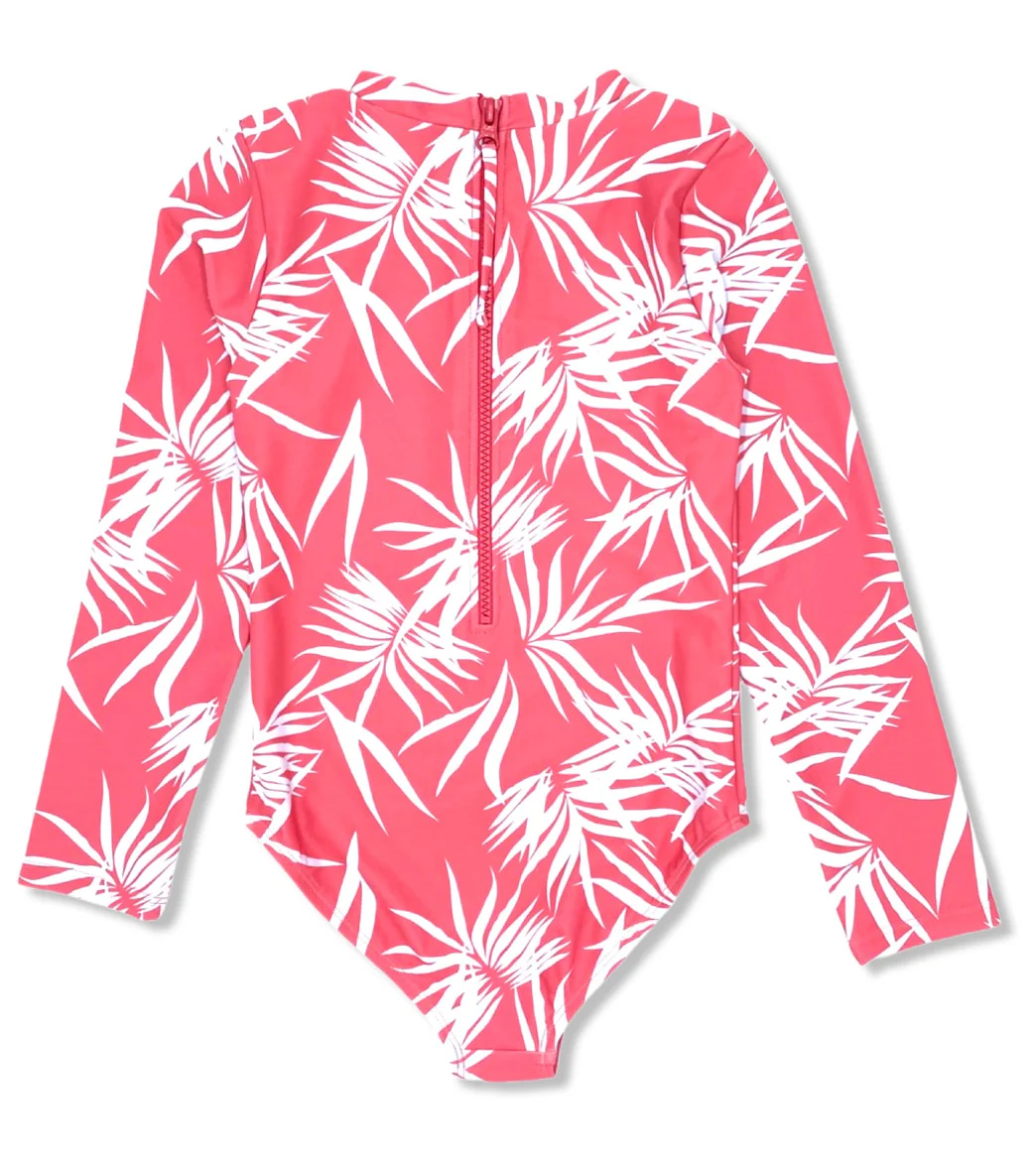 Feather 4 Arrow Girls' Wave Chaser Long Sleeve One Piece Swimsuit (Toddler, Little Kid, Big Kid) - Image 9