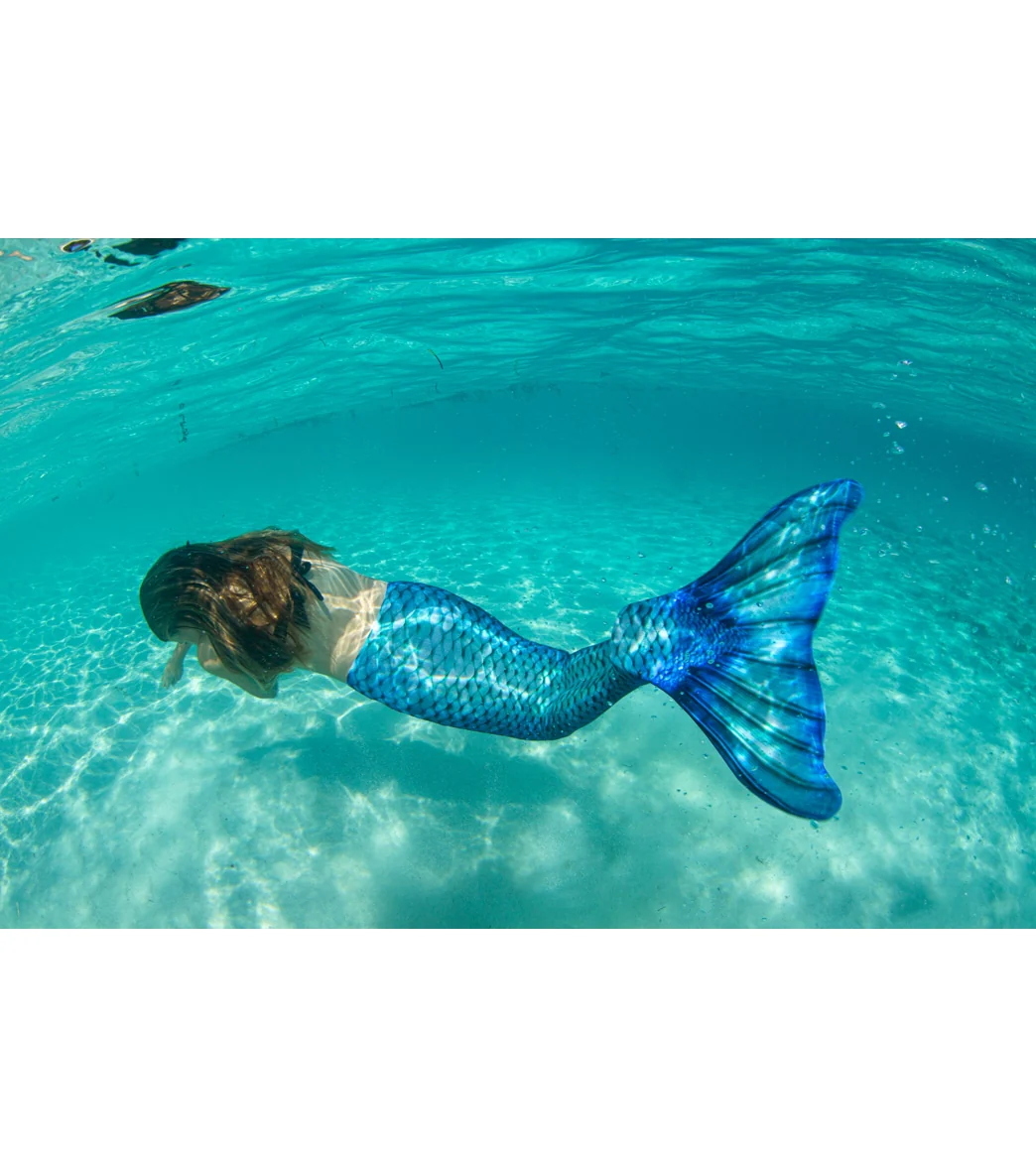 Fin Fun Aquamarine Mermaid Tail & Monofin (Youth/Adult) - Image 8