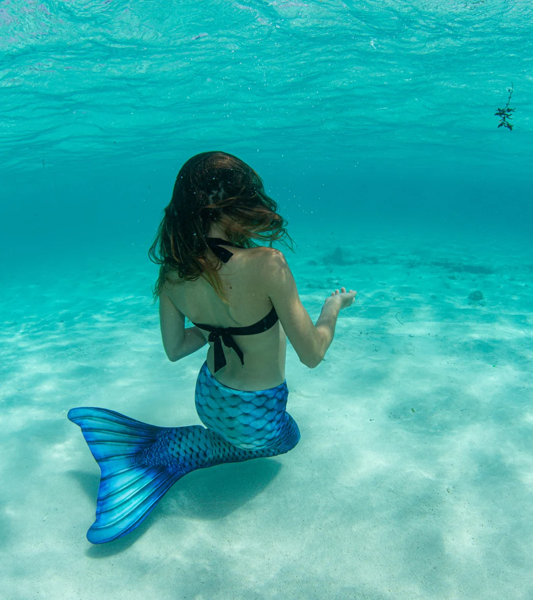 Fin Fun Aquamarine Mermaid Tail & Monofin (Youth/Adult) - Image 9