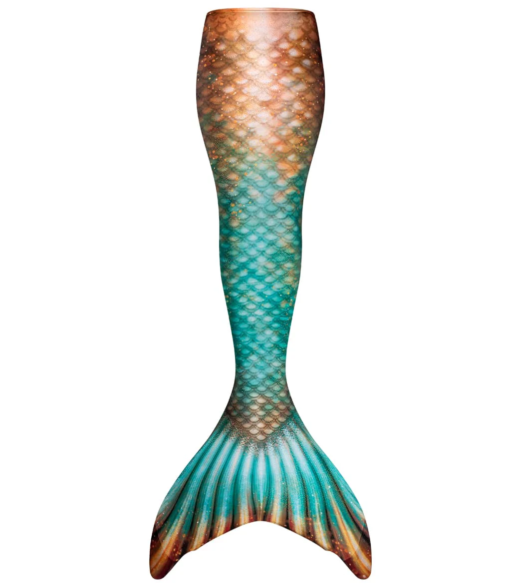 Fin Fun Bronzed Emerald Mermaid Tail & Monofin (Youth/Adult)