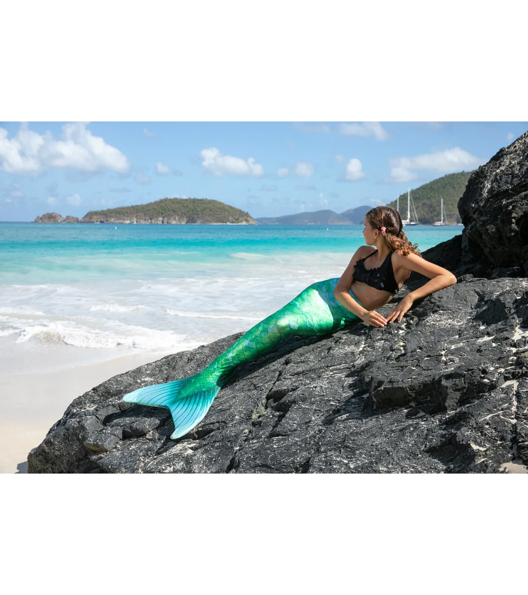 Fin Fun Island Opal Mermaid Tail & Monofin (Youth/Adult) - Image 6