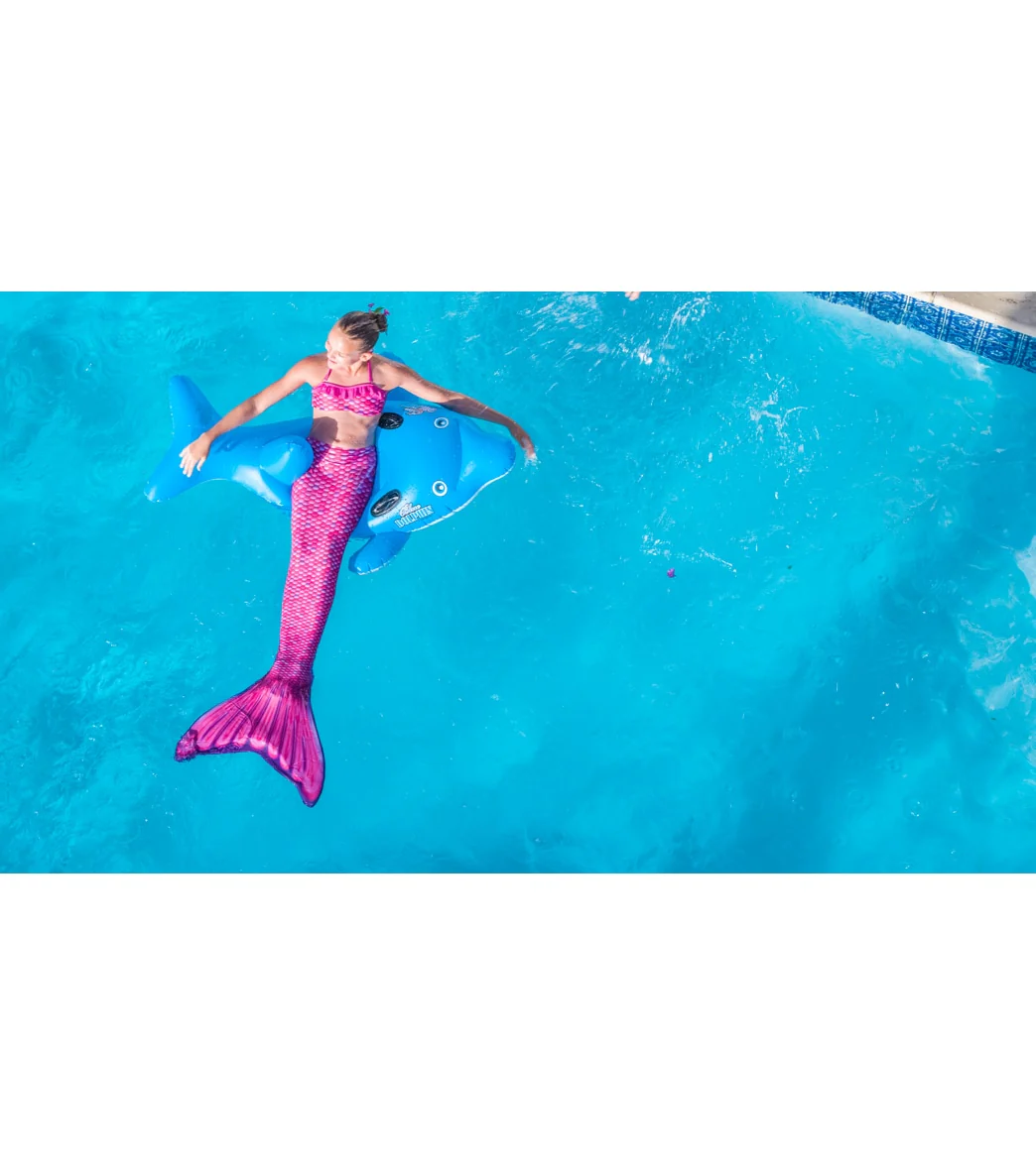 Fin Fun Malibu Pink Mermaid Tail & Monofin (Youth/Adult) - Image 7