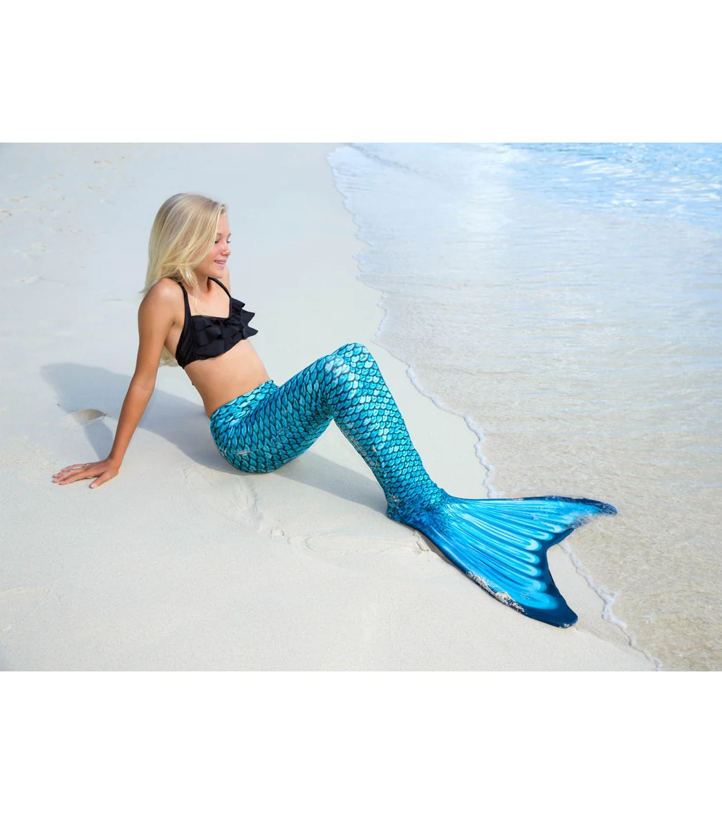 Fin Fun Tidal Teal Mermaid Tail & Monofin (Youth/Adult) - Image 5