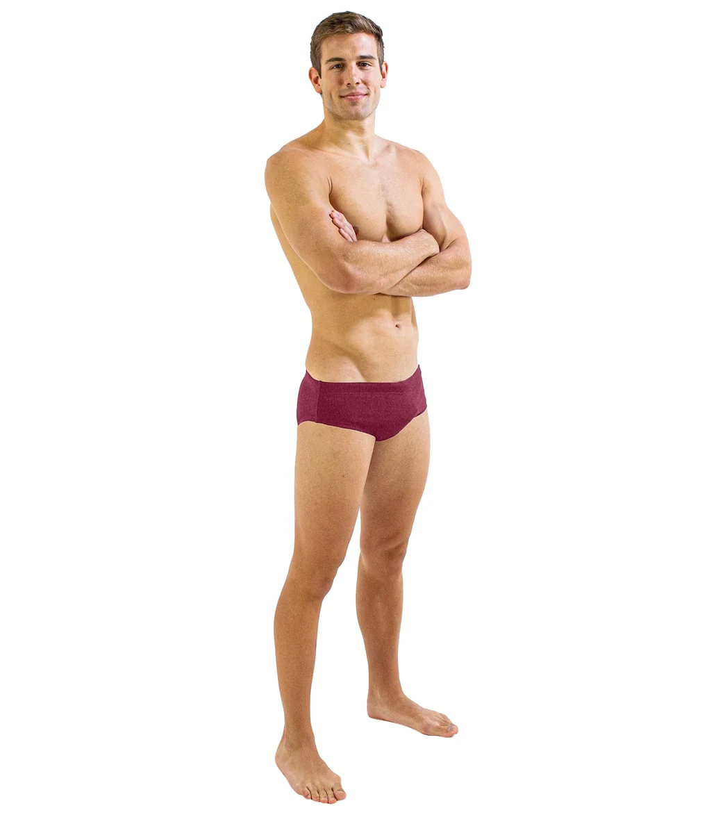 FINIS Men's Solid Aqua Short Square Leg Swimsuit - Image 27