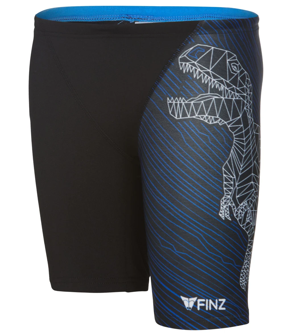 FINZ Boys' Dino Splice Jammer Swimsuit (Little Kid, Big Kid) - Image 5