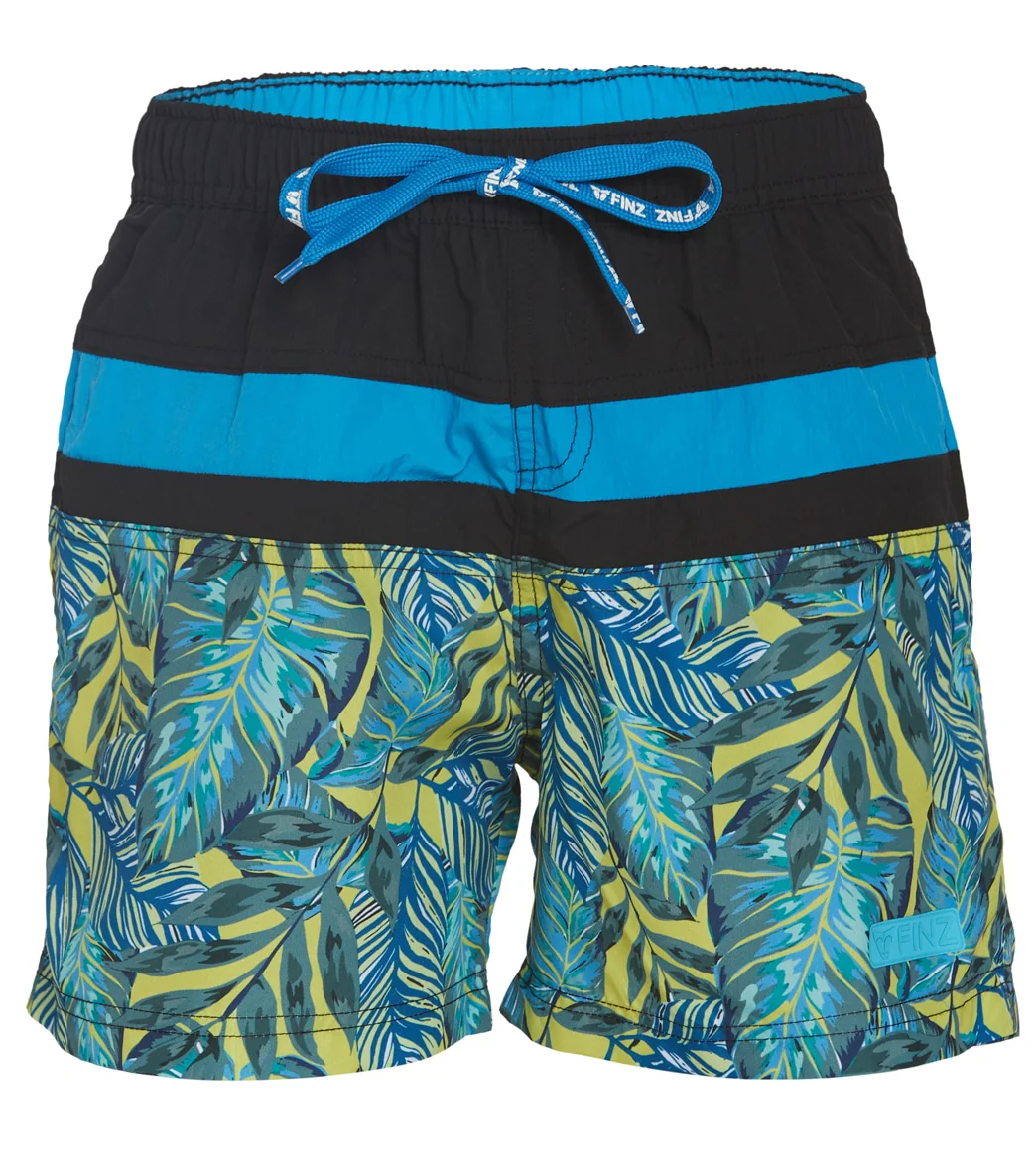 FINZ Boys' Tropical Leaf Splice Swim Trunks (Little Kid, Big Kid) - Image 6
