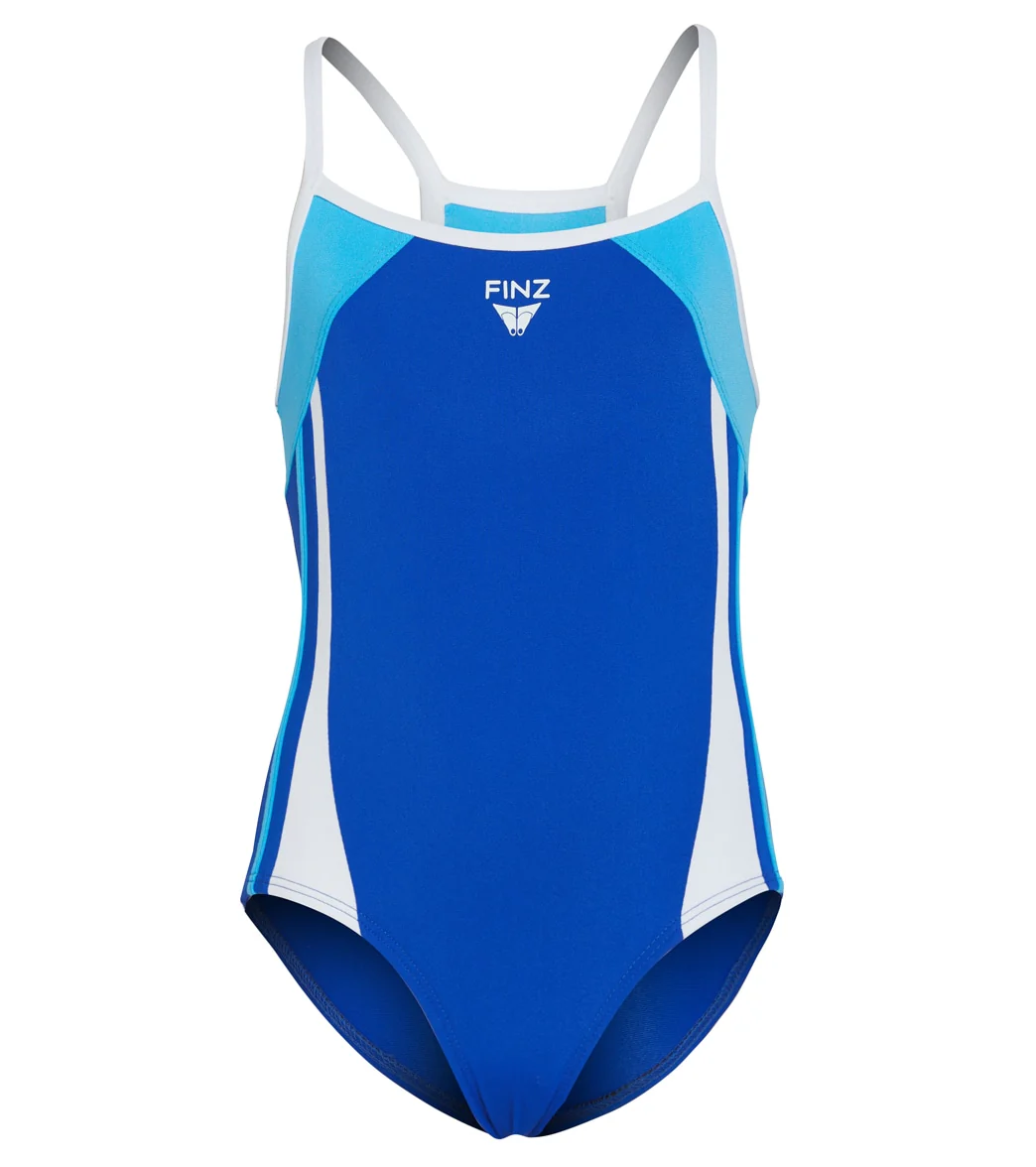FINZ Girls' Sportback One Piece Swimsuit (Little Kid, Big Kid) - Image 4