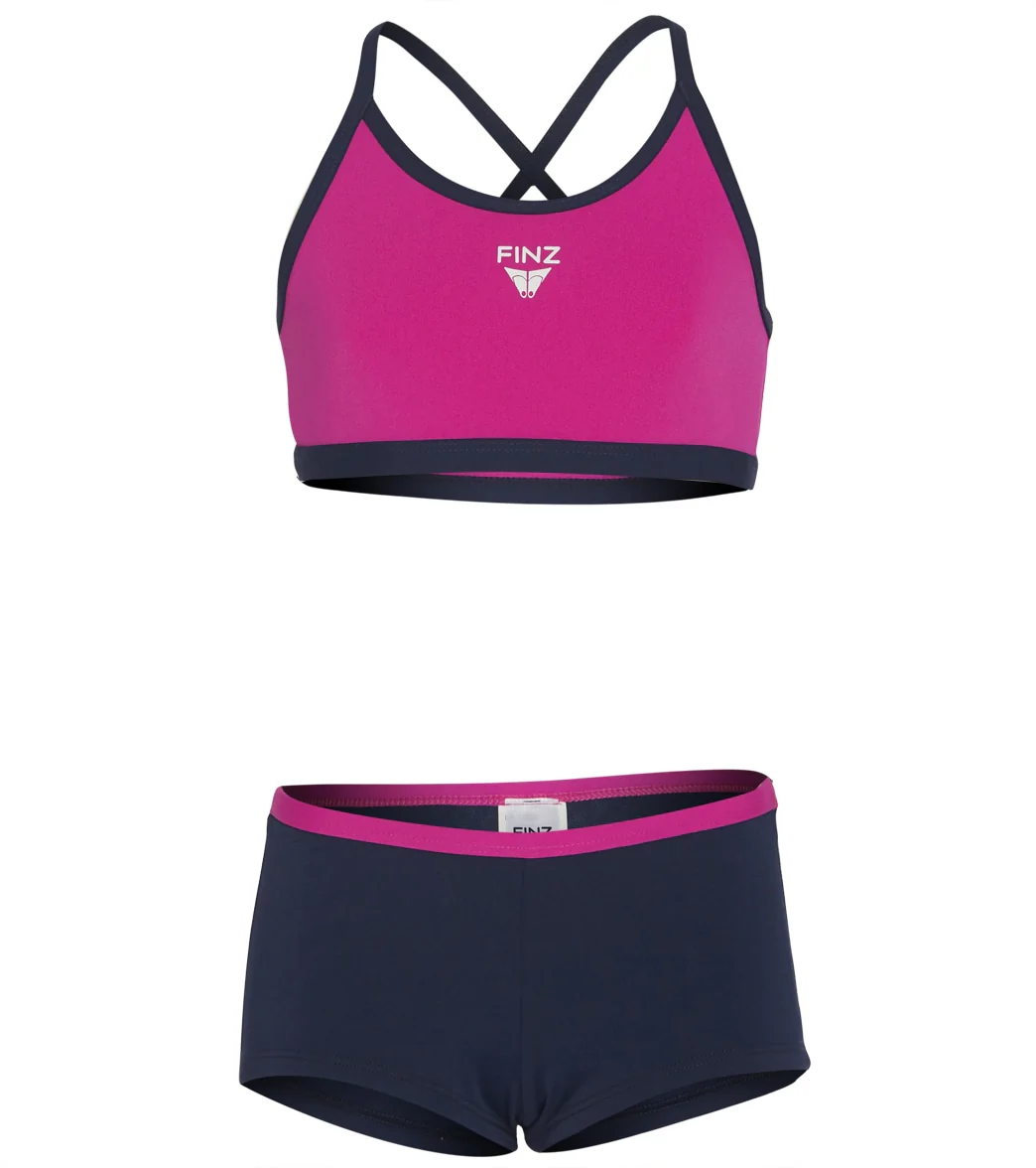 FINZ Girls' Two Piece Bikini Set (Little Kid, Big Kid) - Image 5