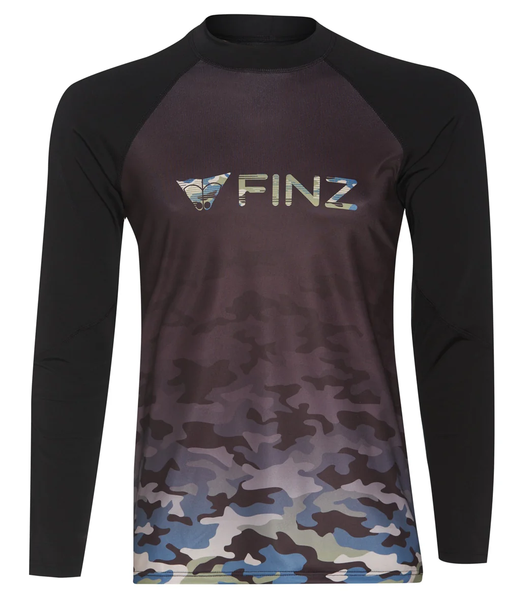 FINZ Men's Camo Print Rashguard