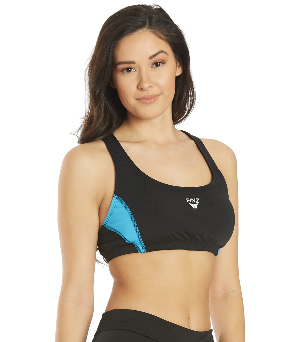FINZ Women's Color Block Crop Bikini Top - Image 10