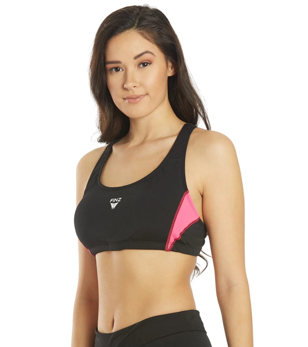 FINZ Women's Color Block Crop Bikini Top - Image 5