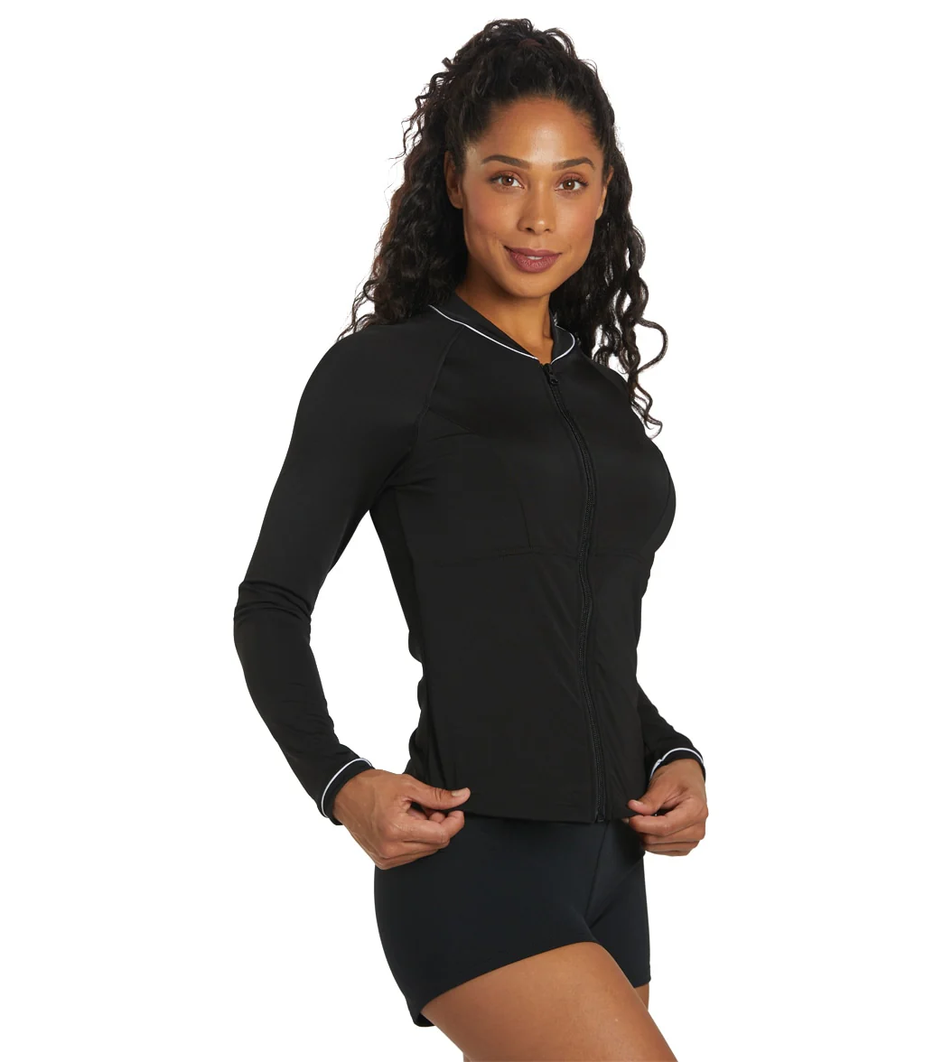 FINZ Women's Piped Long Sleeve Rashguard - Image 2