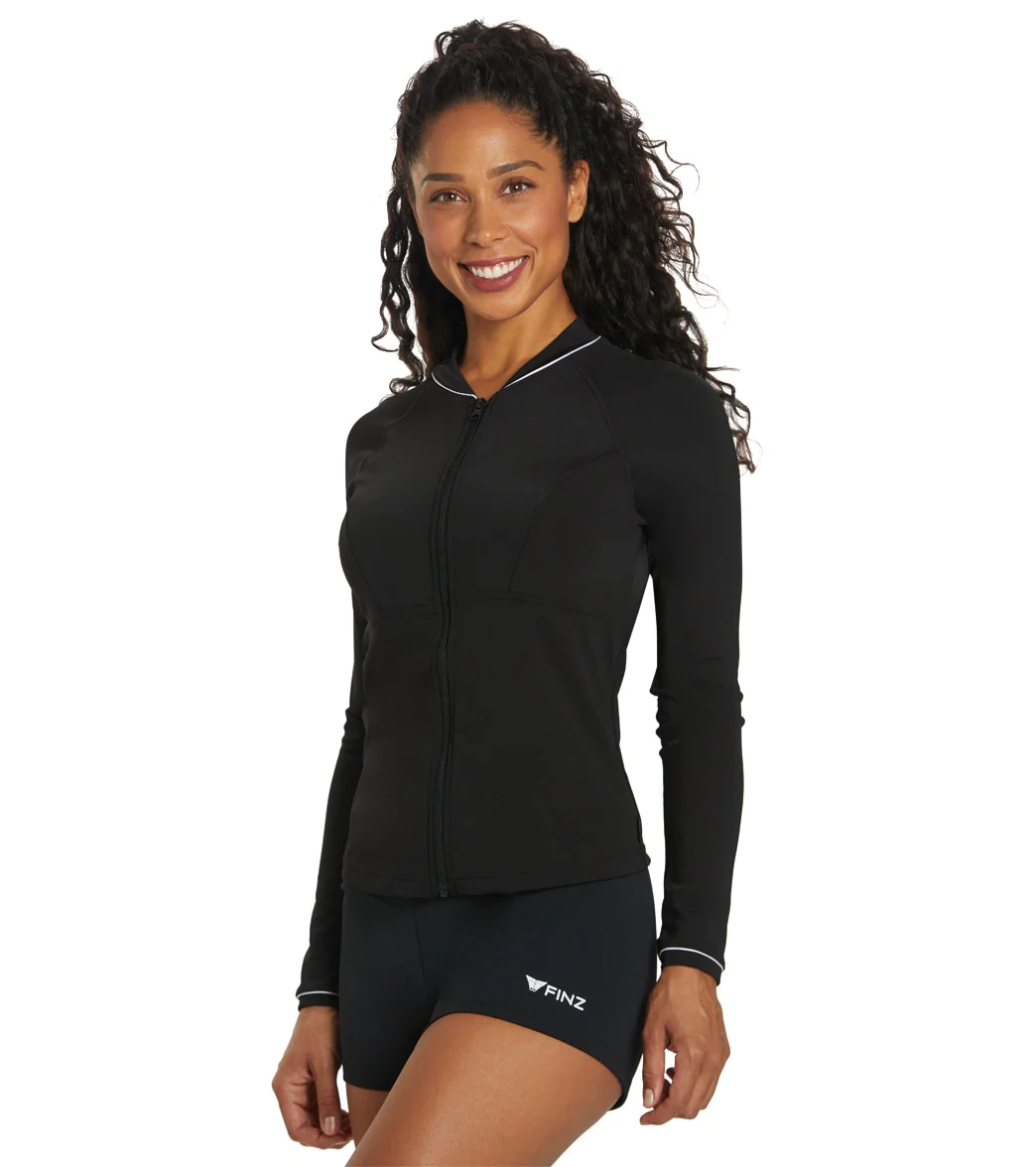 FINZ Women's Piped Long Sleeve Rashguard - Image 4