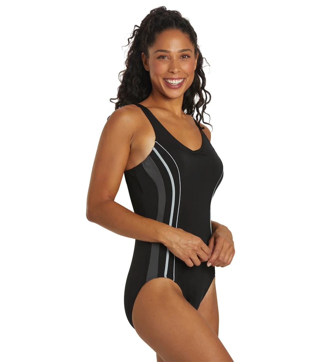 FINZ Women's Princess Splice One Piece Swimsuit - Image 2