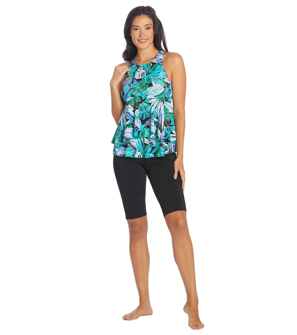 Fit4U Solid Long Bike Swim Short - Image 11