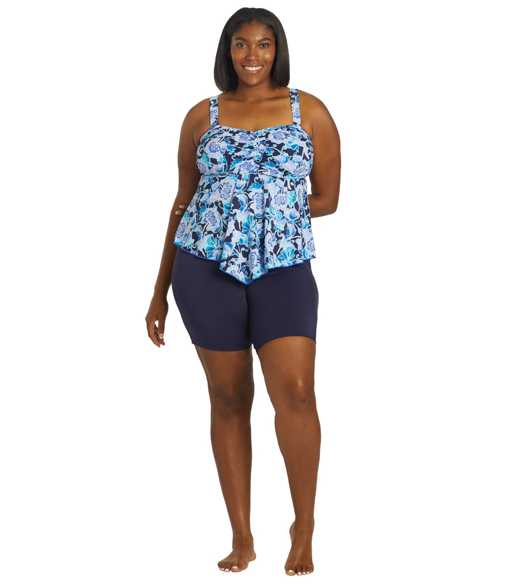 Fit4U Women's Plus Size Solid Bike Short - Image 4