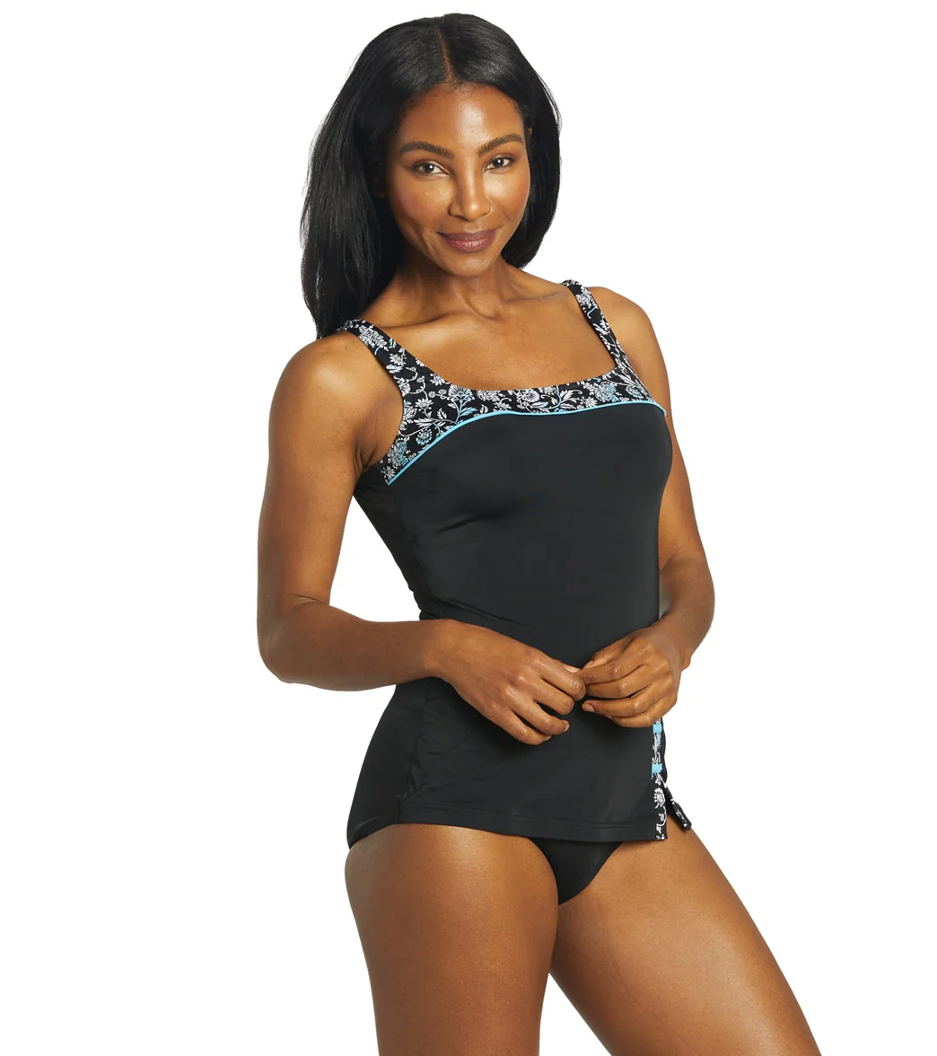 Fit4U Women's Victoria Retro Sheath One Piece Swimsuit - Image 2