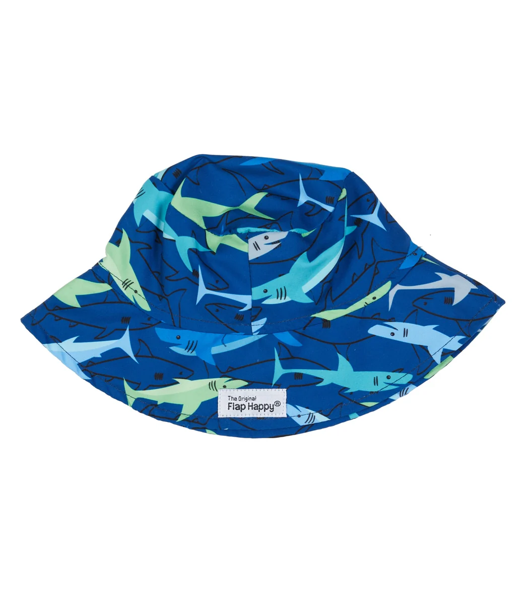 Flap Happy Boys' Sharky UPF 50+ Bucket Hat - Image 5