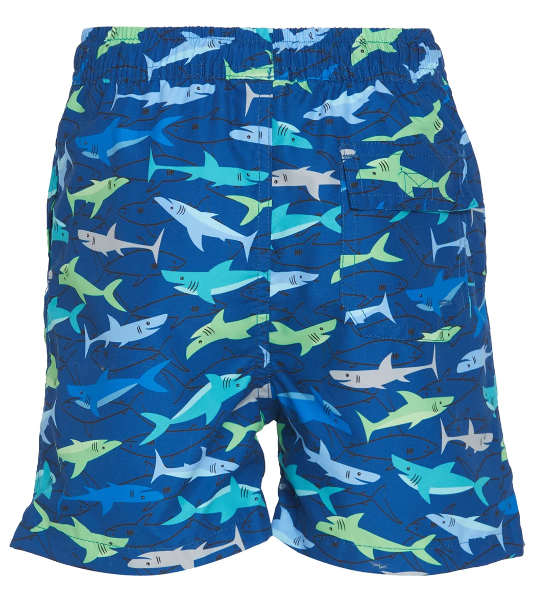 Flap Happy Boys' Sharky Wesley UPF 50+ Swim Trunks (Baby, Toddler, Little Kid) - Image 2