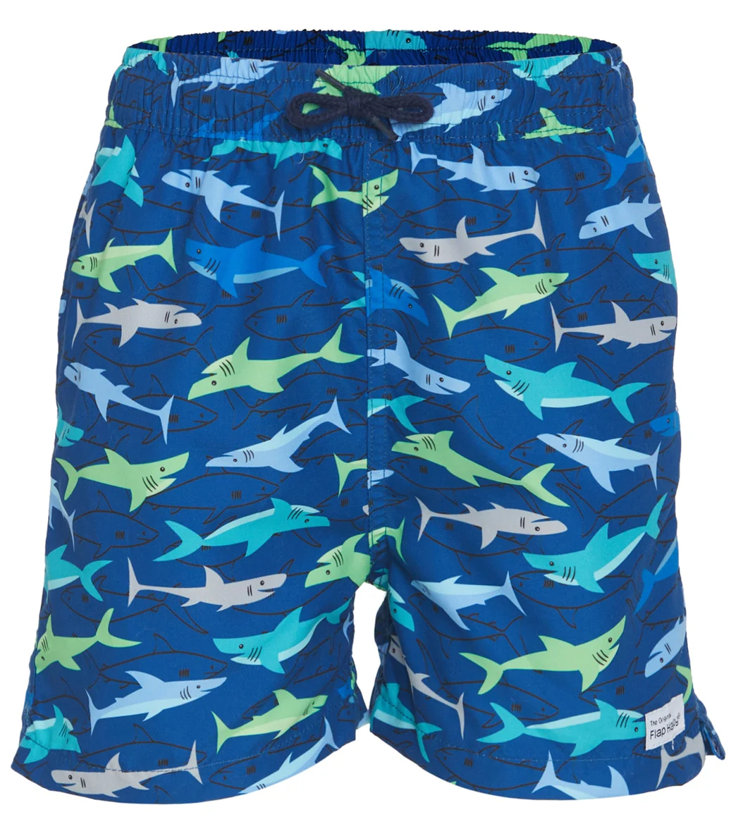 Flap Happy Boys' Sharky Wesley UPF 50+ Swim Trunks (Baby, Toddler, Little Kid) - Image 5