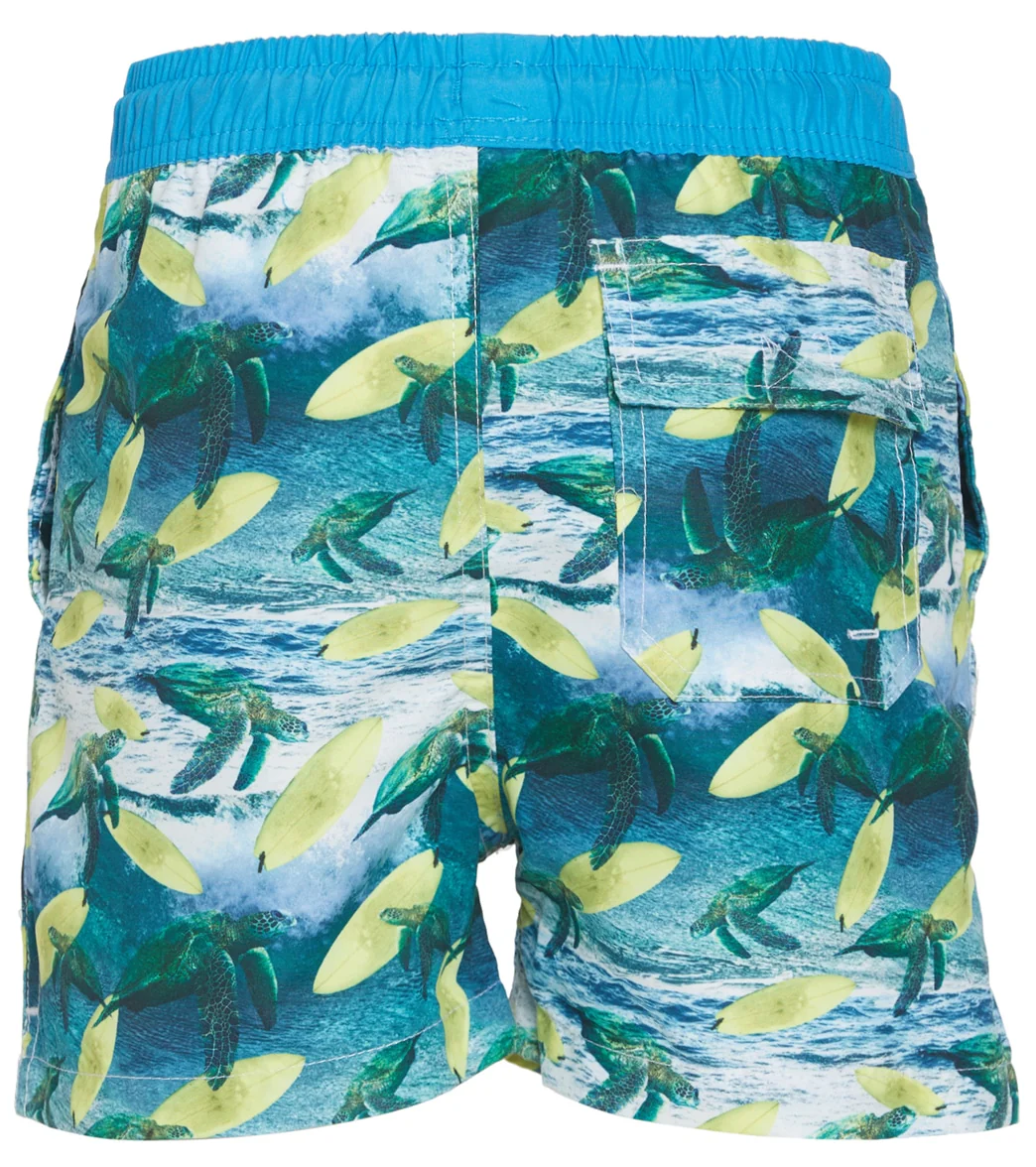 Flap Happy Boys' Surfing Sea Turtles Wesley UPF 50+ Swim Trunks (Baby, Toddler, Little Kid) - Image 2