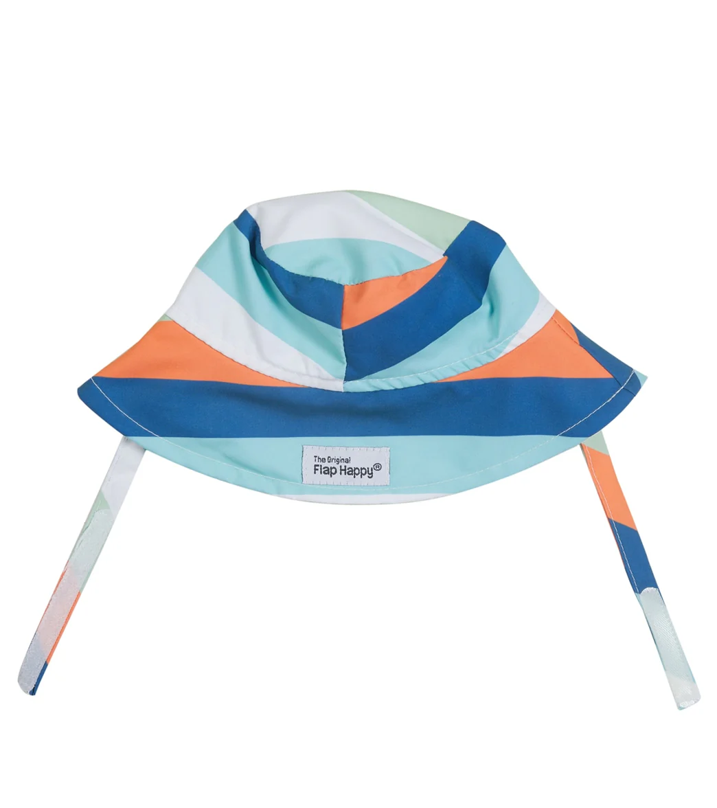 Flap Happy Boys' Venice Stripe UPF 50+ Bucket Hat - Image 5