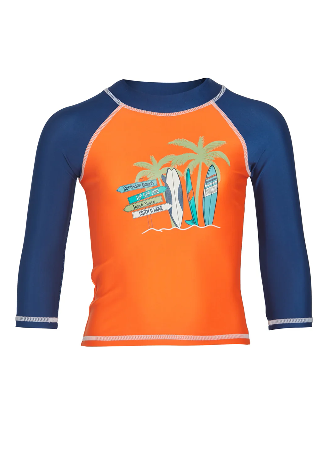 Flap Happy Boys' Venice Stripe UPF 50+ Rash Guard (Baby, Toddler, Little Kid)