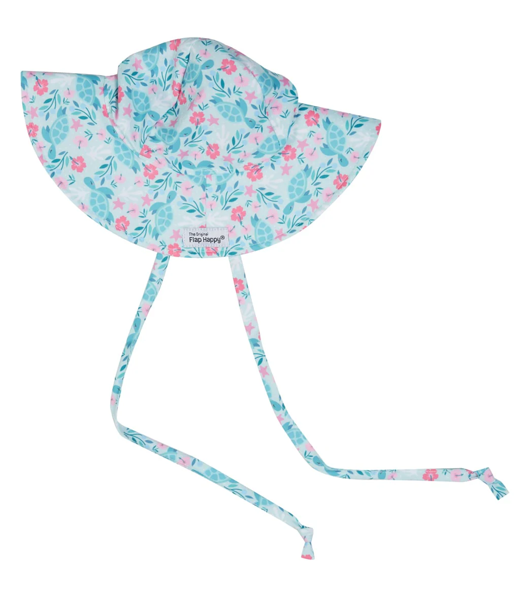 Flap Happy Girls' Botanical Turtles UPF 50+ Floppy Hat - Image 4