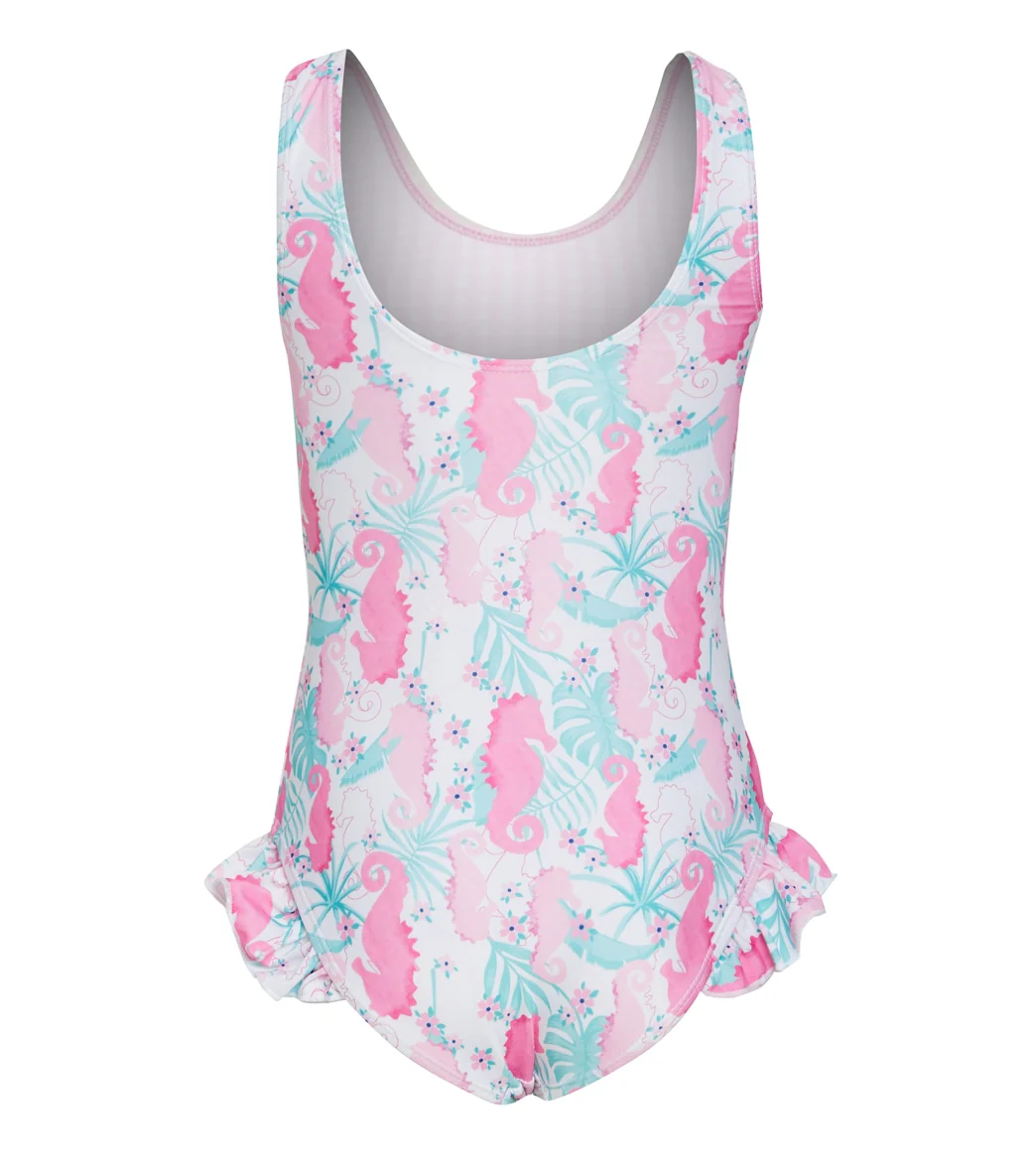 Flap Happy Girls' Magic Seahorse Delaney UPF 50+ Delaney One Piece Swimsuit (Baby, Toddler, Little Kid) - Image 2