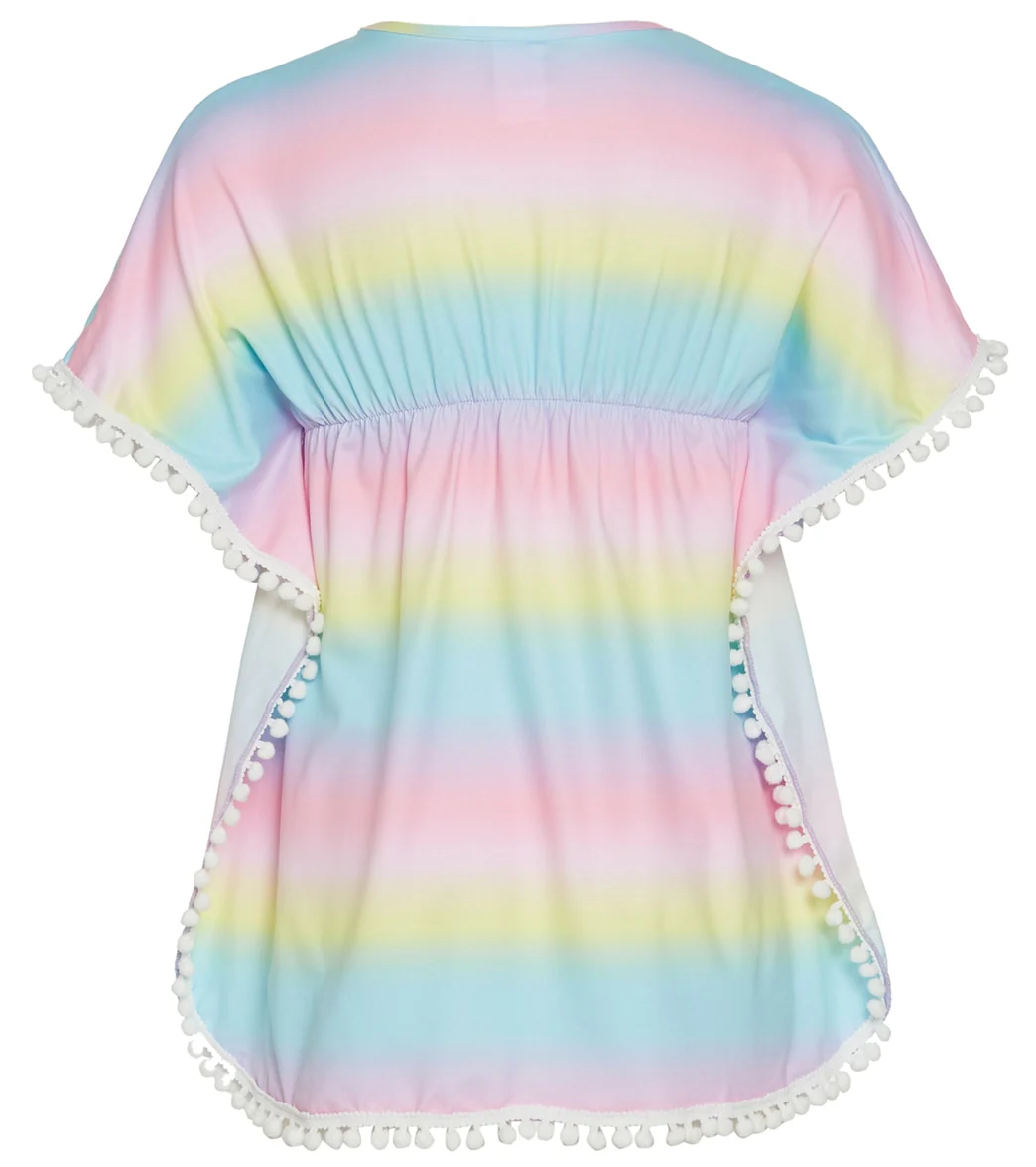 Flap Happy Girls' Rainbow Ombre Kaia Beach UPF 50+ Cover Up Dress (Baby, Toddler, Little Kid) - Image 2