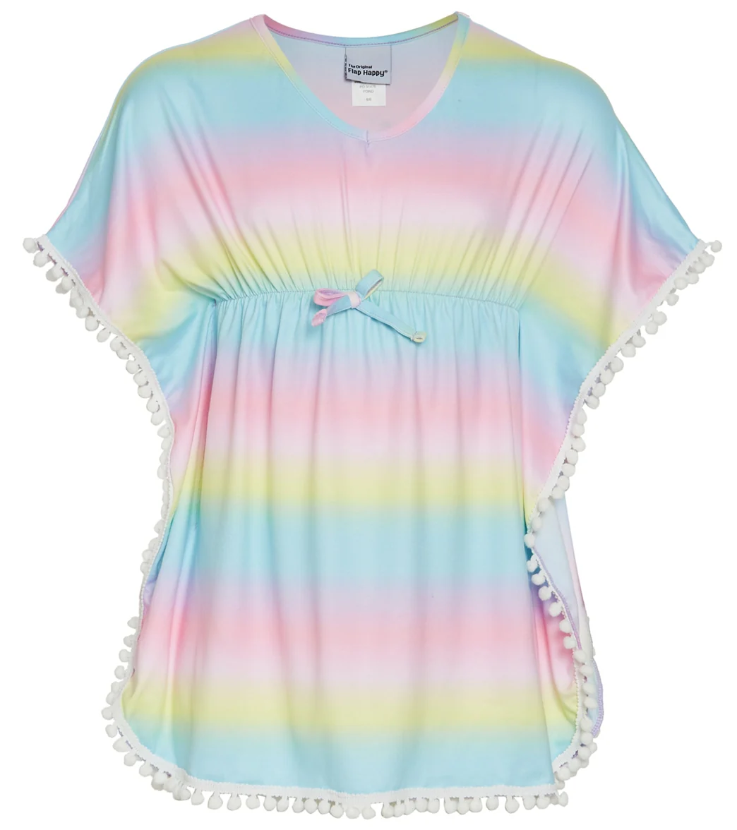 Flap Happy Girls' Rainbow Ombre Kaia Beach UPF 50+ Cover Up Dress (Baby, Toddler, Little Kid) - Image 4