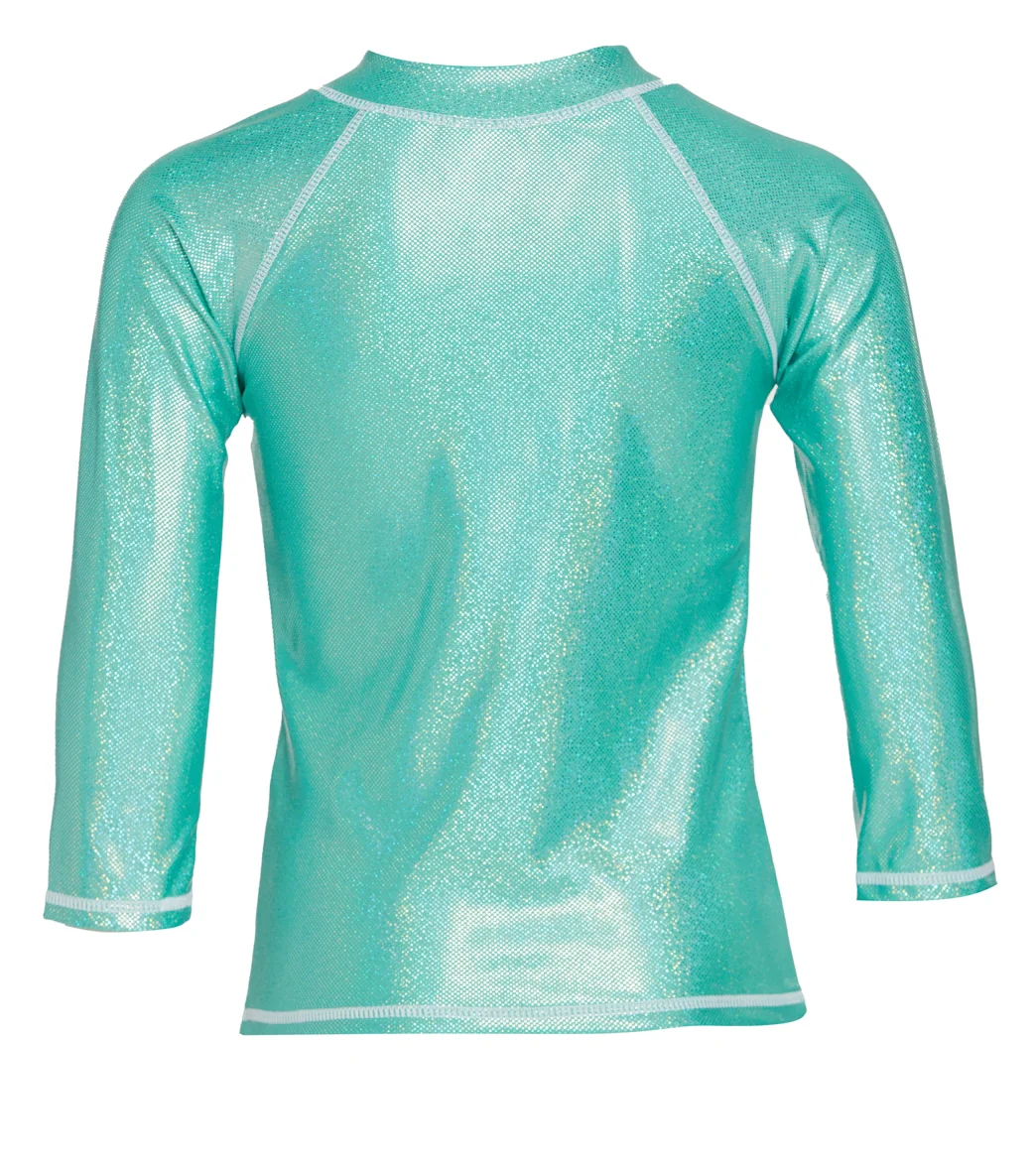 Flap Happy Girls' Sea Sparkle UPF 50+ Zip Front Swim Jacket (Baby, Toddler, Little Kid) - Image 2