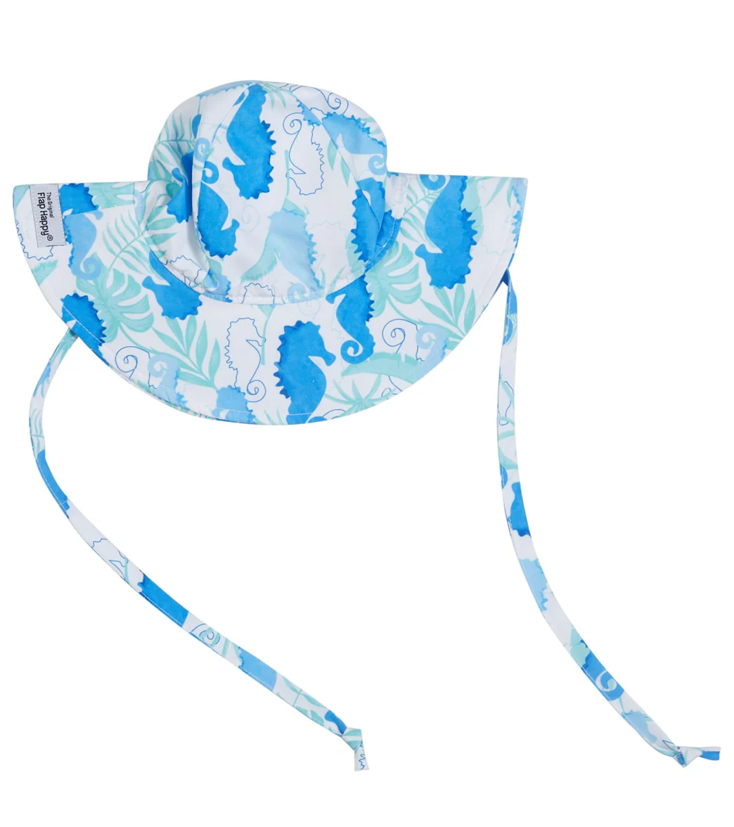 Flap Happy Girls' Seahorse Reef UPF 50+ Floppy Hat - Image 5