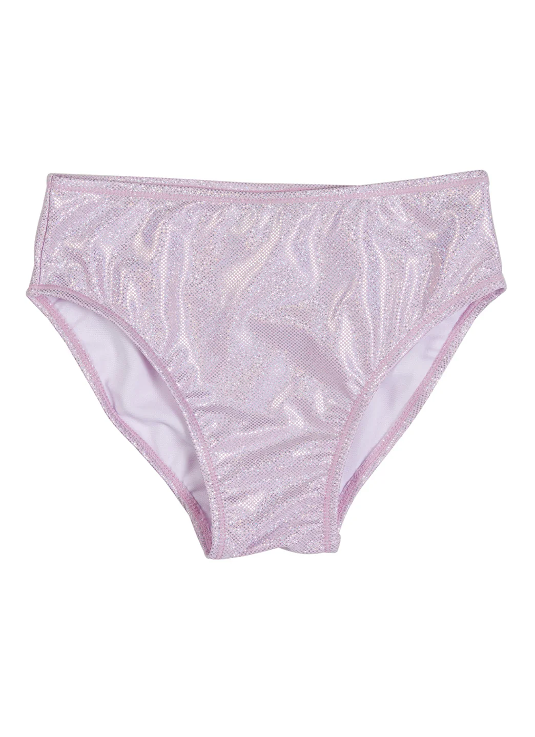 Flap Happy Girls' Sparkling Sunset Pink UPF 50+ Bikini Bottom (Baby, Toddler, Little Kid)