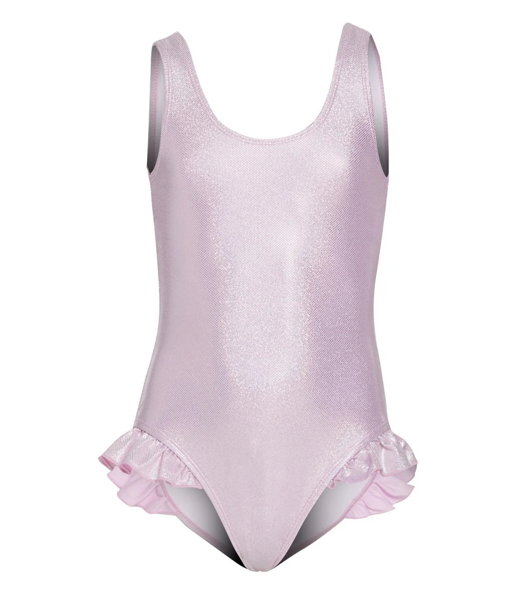 Flap Happy Girls' Sparkling Sunset Pink UPF 50+ Delaney One Piece Swimsuit (Baby, Toddler, Little Kid) - Image 5