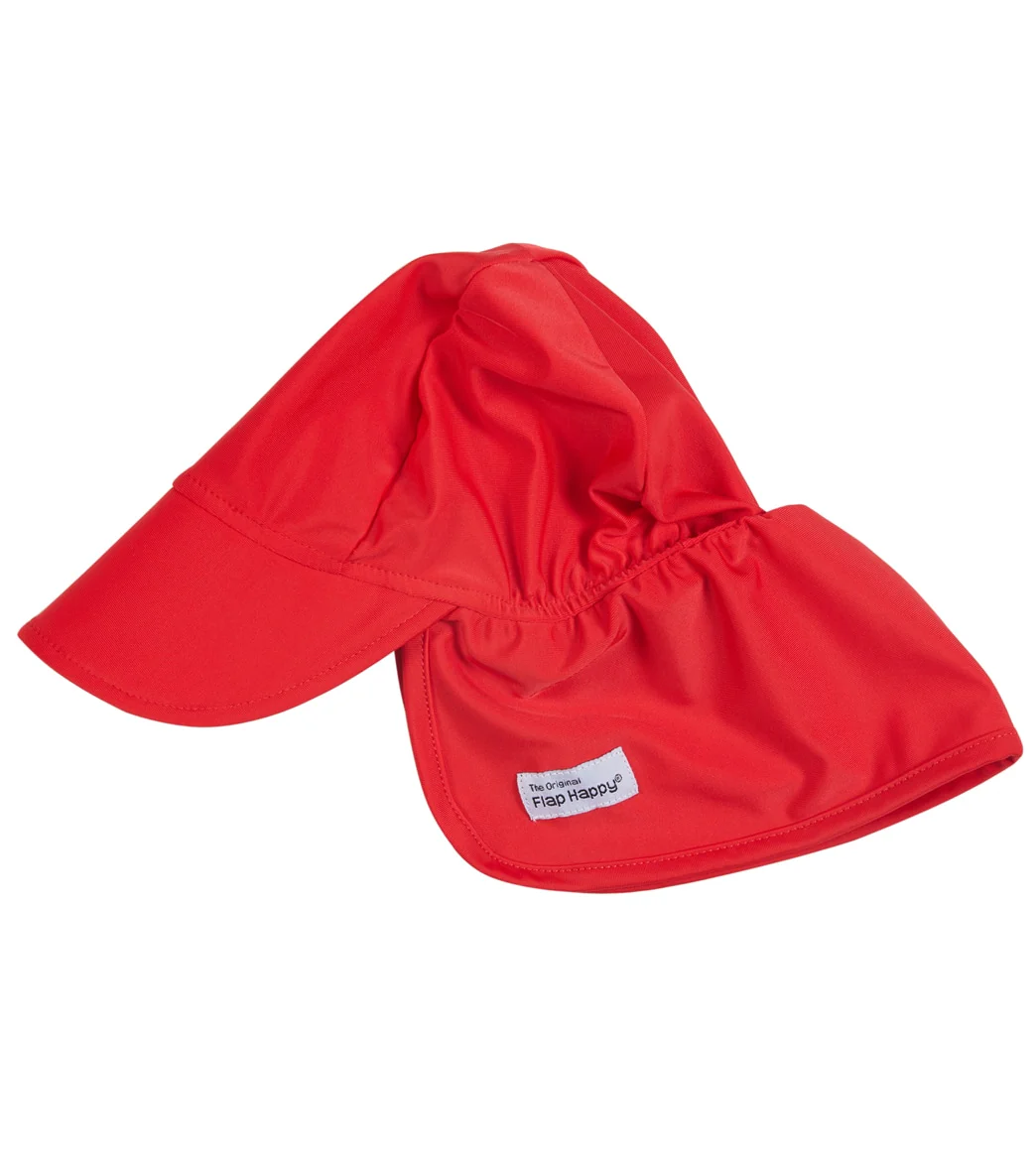 Flap Happy Red UPF 50+ Swim Flap Hat - Image 5