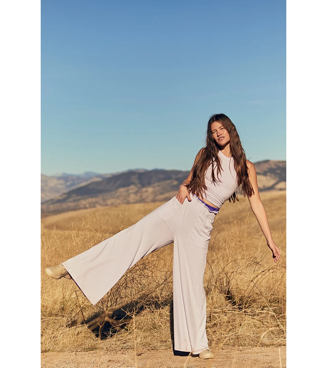 Free People Blissed Out Wide Leg Pants - Image 7