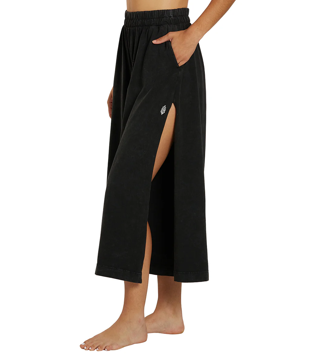 Free People Hot Shot Slit Wide Leg Pant - Image 5