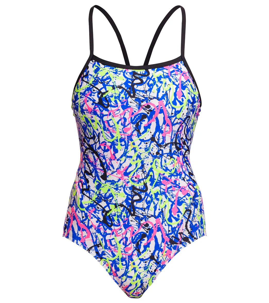 Funkita Women's Big Squig Single Strap One Piece Swimsuit - Image 4