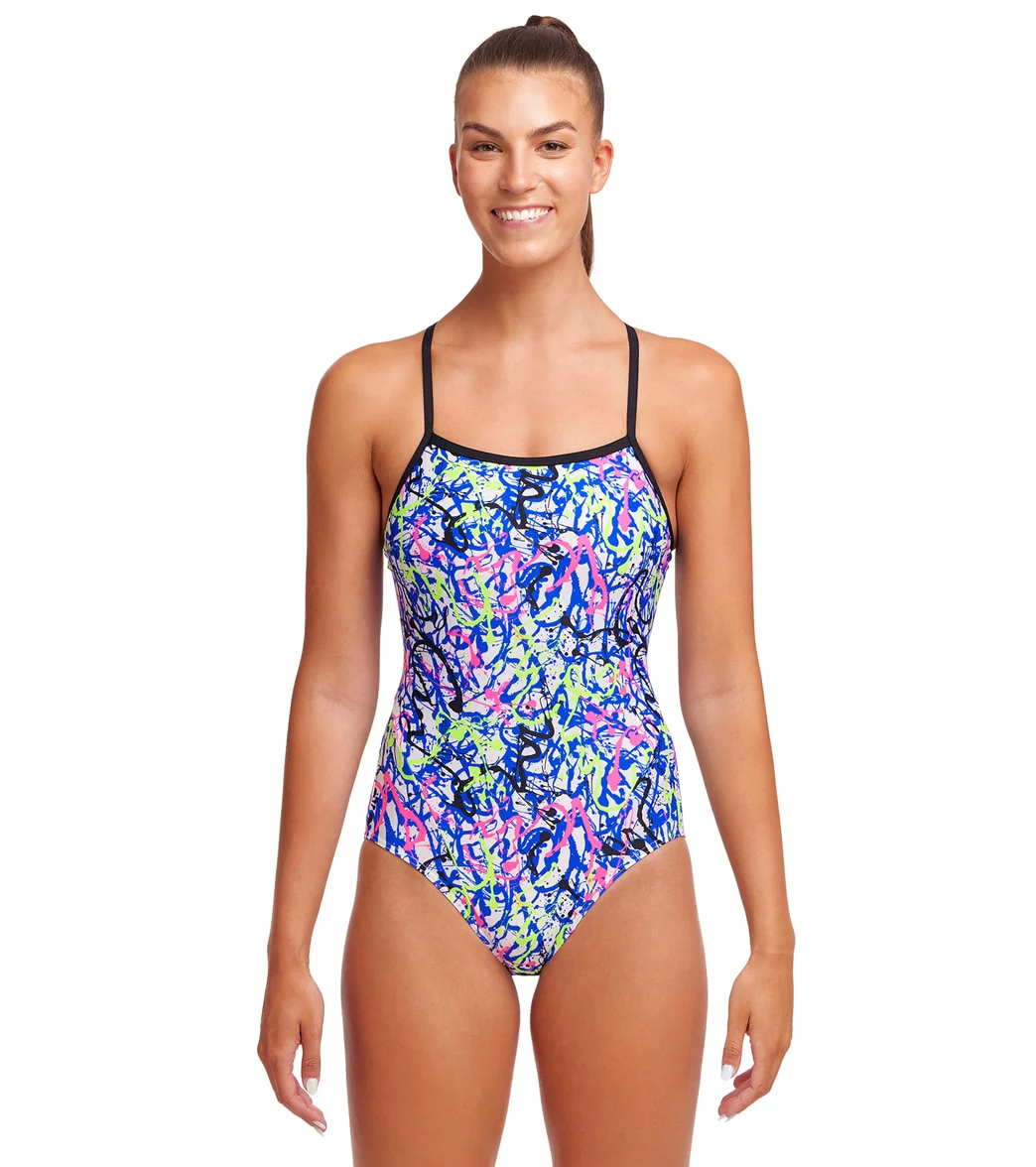 Funkita Women's Big Squig Single Strap One Piece Swimsuit - Image 8