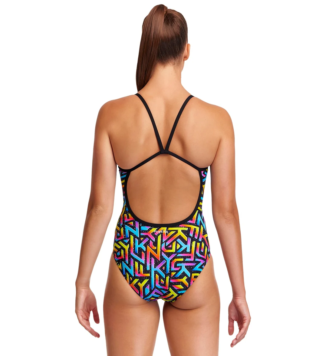 Funkita Women's Brand Galaxy Single Strap One Piece Swimsuit - Image 3